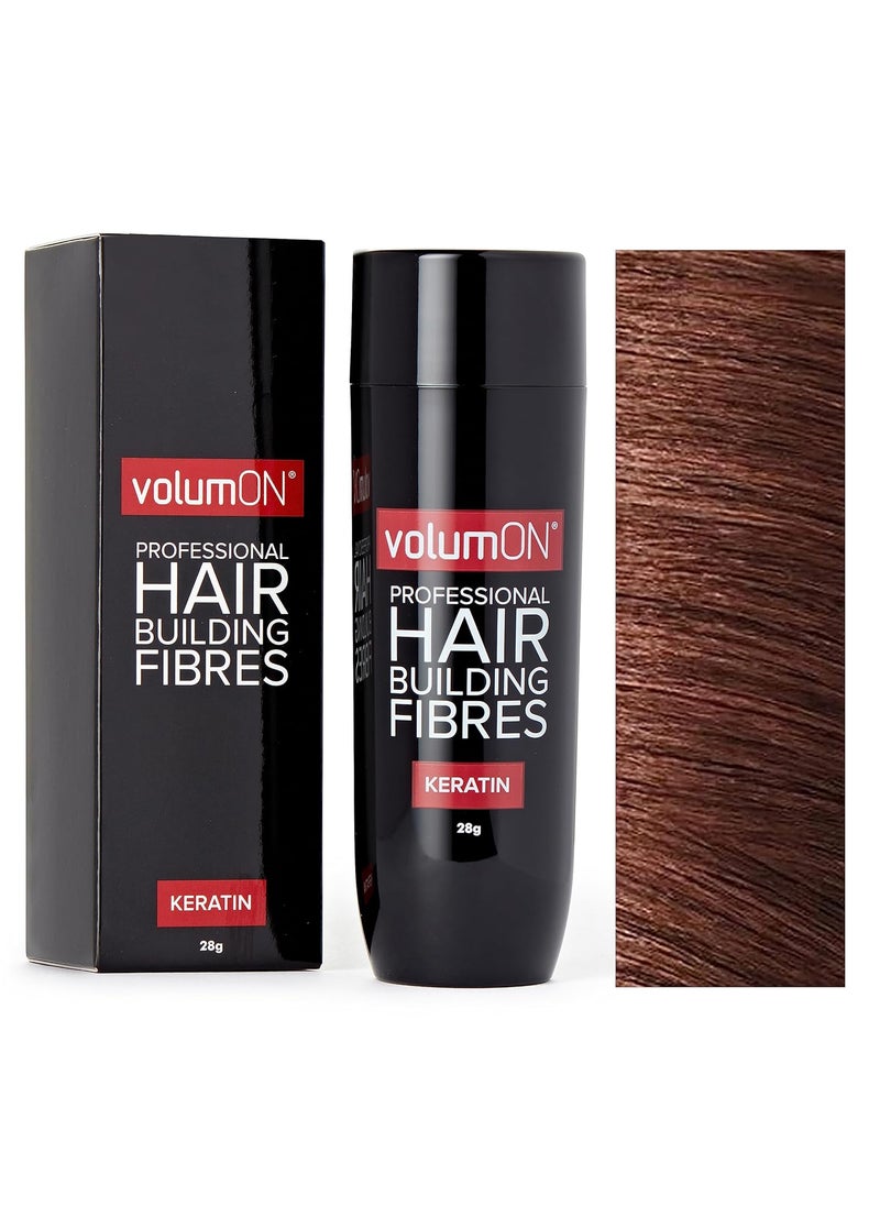 Professional Hair Building Fibres- Hair Loss Concealer- KERATIN- 28g- Get Upto 30 Uses- CHOOSE FROM 8 COLOUR SHADES (Auburn)