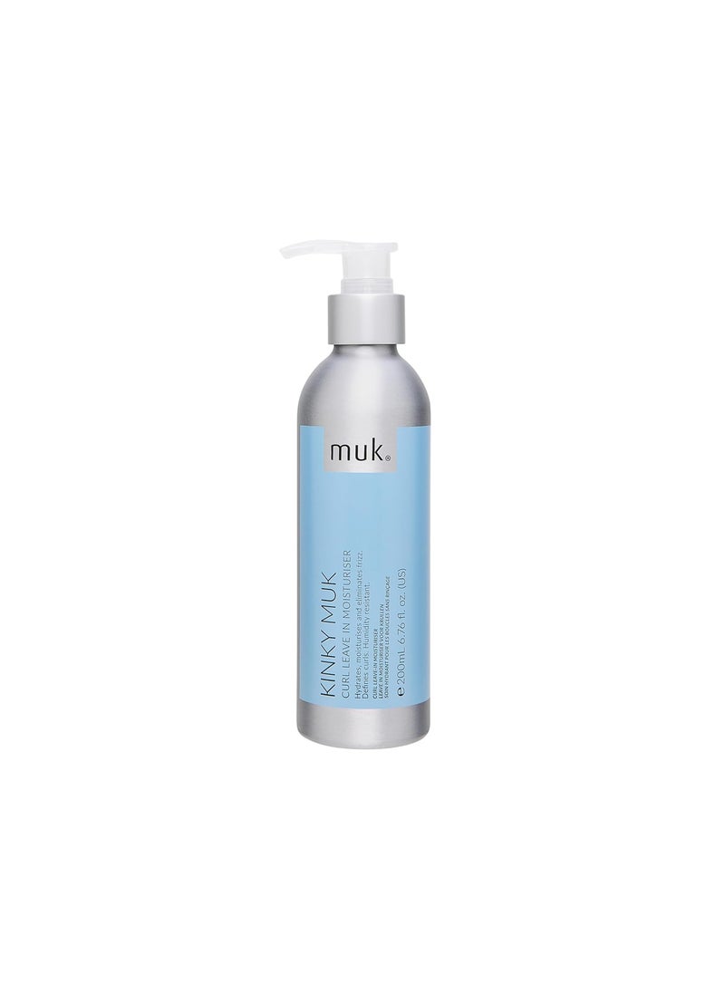 MUK. Haircare Kinky Curl Leave in Moisturiser, 6.76 Ounce