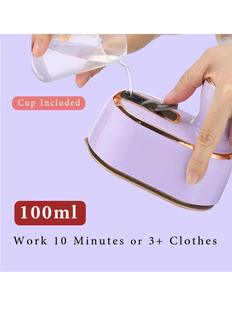 Travel Steamer Iron for Clothes Mini, Handheld Hize Portable Fabric Clothing Steamers Small Hand Garment Electric Steam Ironing Machine for Dress Shirt Travel College Dorm Essentials Travel Gifts
