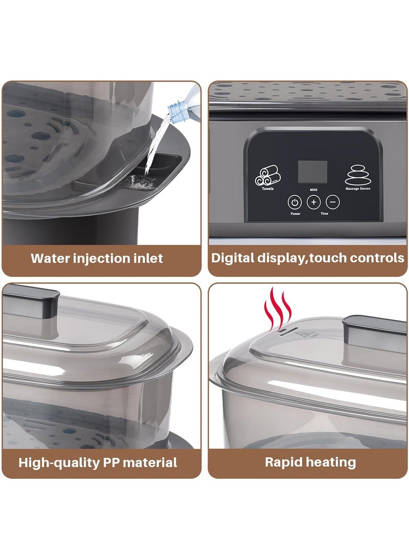 Towel Warmer, Towel Heater for Facials, 8L Hot Towel Warmer Steamer Towel Heater with Fast Heating for Quick Use is Massage, Spa and Home