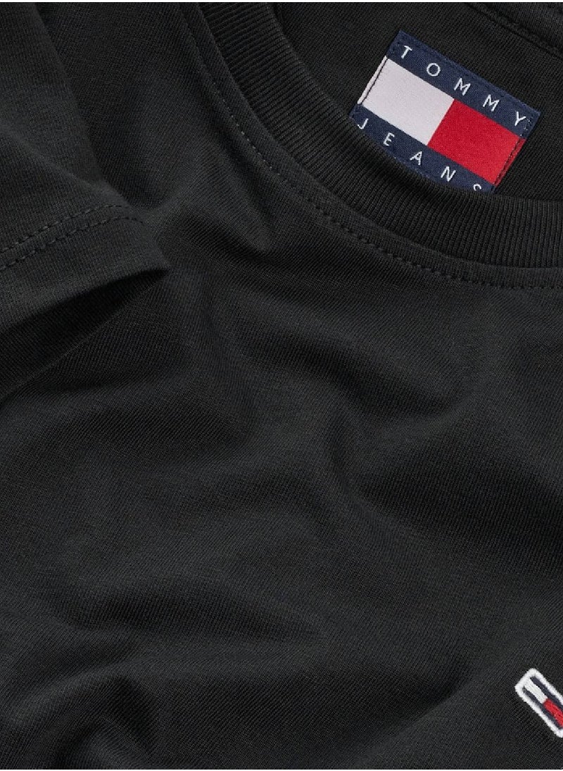 Women's Slim T-Shirt - Cotton, Black