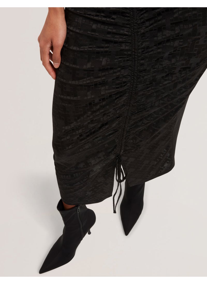 Gathered Bodycon Dress