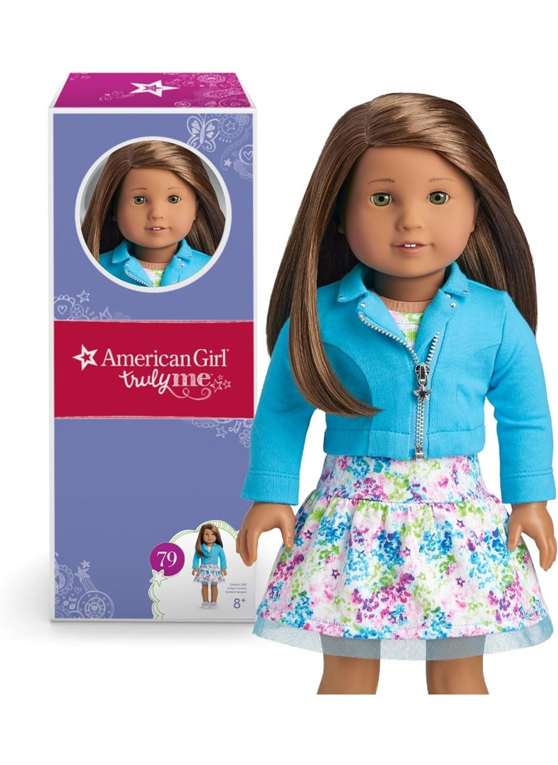 American Girl Truly Me 18-inch Doll #79 with Hazel Eyes, Brown Hair, and Medium Skin with Neutral Undertones, For Ages 6+