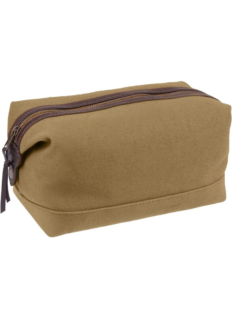 Rothco Canvas & Leather Travel Kit (Coyote Brown)