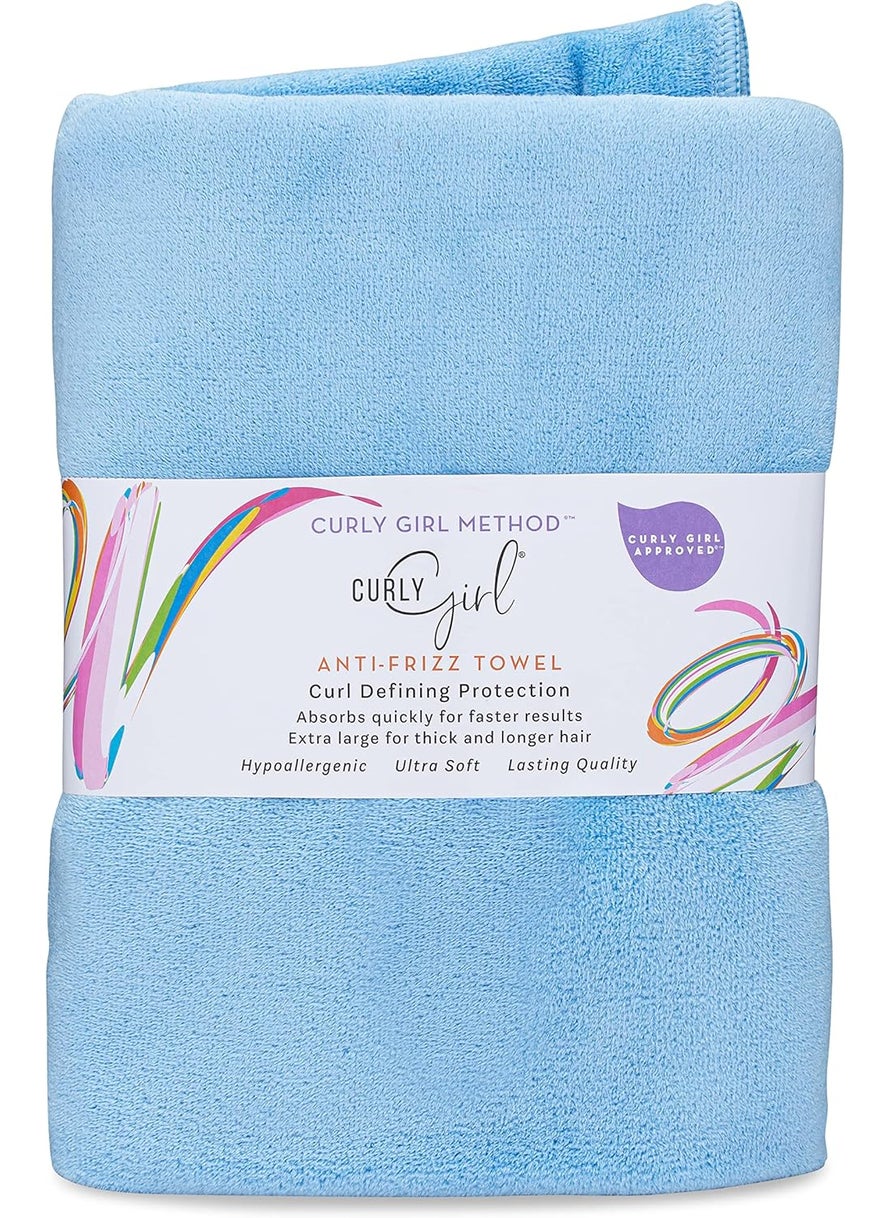 Curly Girl Towel for Women with Curls, Anti-Frizz, Absorbent, Fast Drying, Curly Hair, Microfiber Hair Drying Towel for Curls