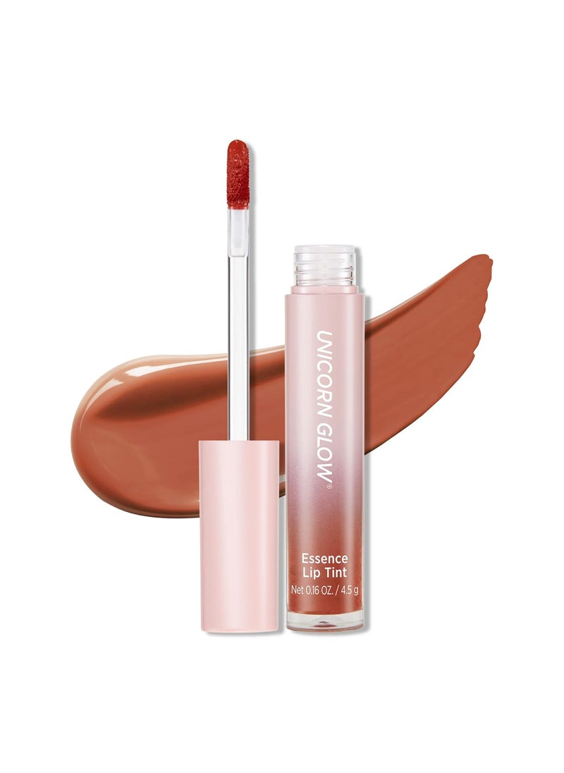 UNICORN GLOW Essence Lip Tint [03 Sunset] 0.16 oz. / 4.5 g Juicy and Vibrant Colors with Non-Sticky Finish Made in Korea