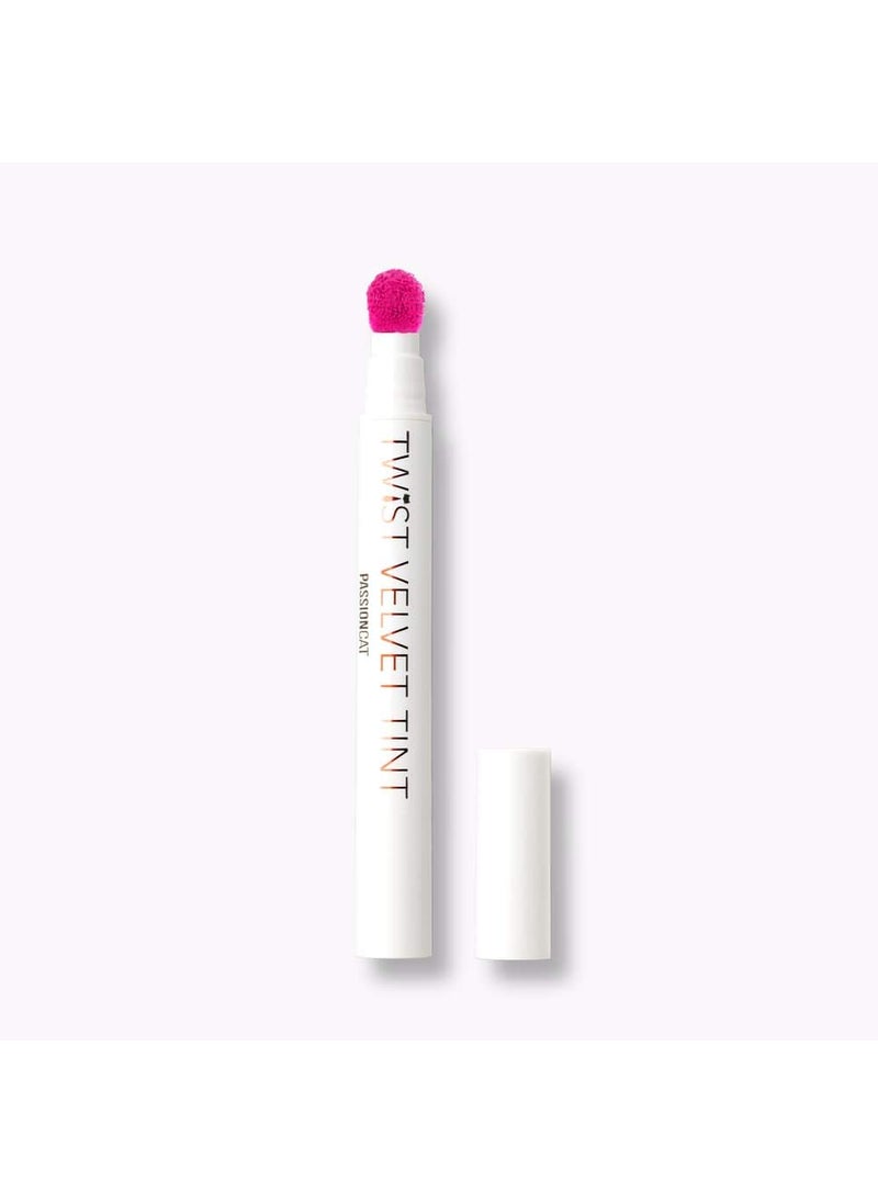Long Lasting Lip Stain for Lips and Cheek Tint | High Pigment Color | lightweight Matte Finish | Weightless | Full Coverage | Twist Velvet Tint #8 (No.8)