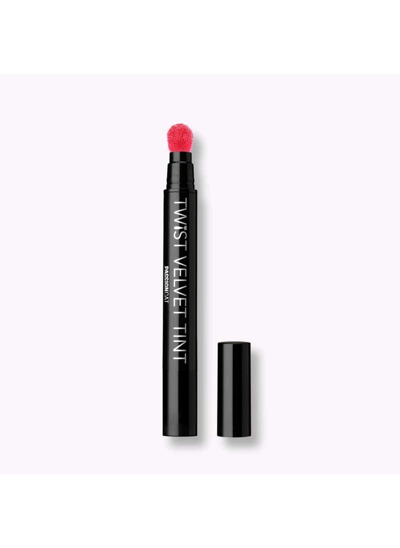 Long Lasting Lip Stain for Lips and Cheek Tint | High Pigment Color | lightweight Matte Finish | Weightless | Full Coverage | Twist Velvet Tint #7 (No.7)
