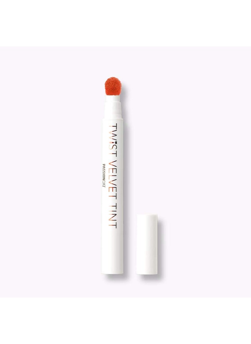 Long Lasting Lip Stain for Lips and Cheek Tint | High Pigment Color | lightweight Matte Finish | Weightless | Full Coverage | Twist Velvet Tint #9 (No.9)