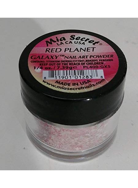 Mia Secret Professional Galaxy Collection Acrylic Powder 1/4 oz (Pick Your Color) (RED PLANET)