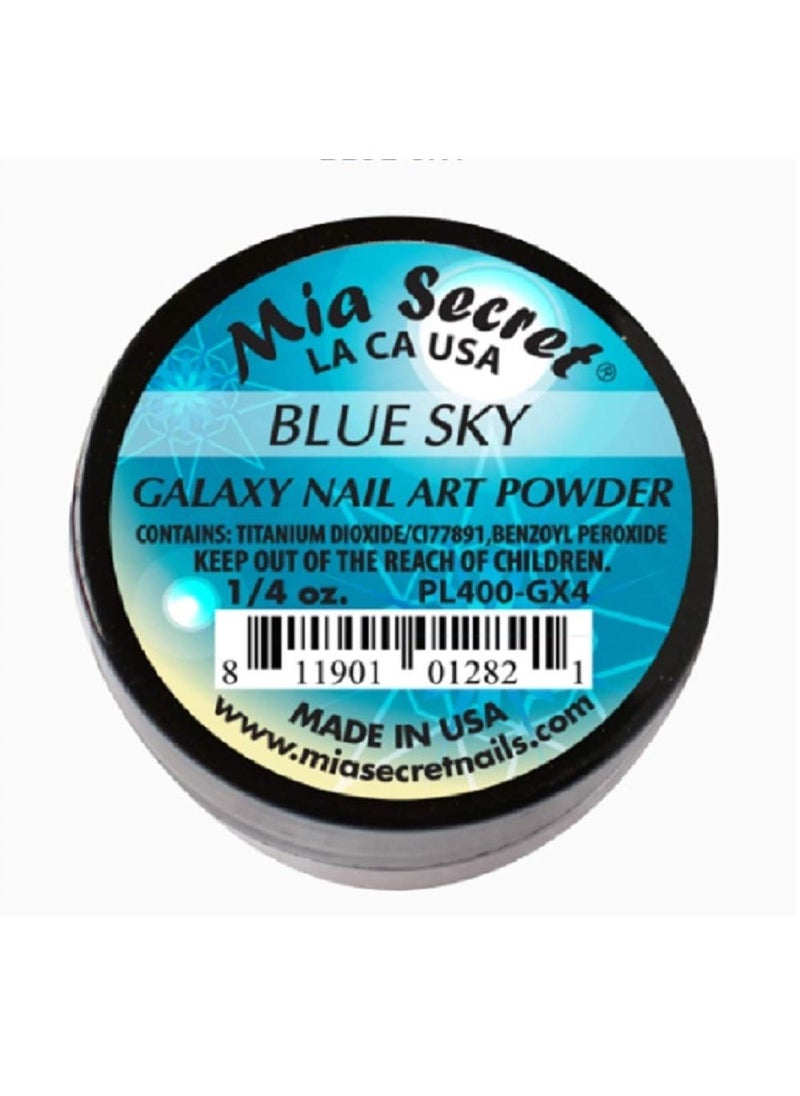 Mia Secret Professional Galaxy Collection Acrylic Powder 1/4 oz (Pick Your Color) (BLUE SKY)