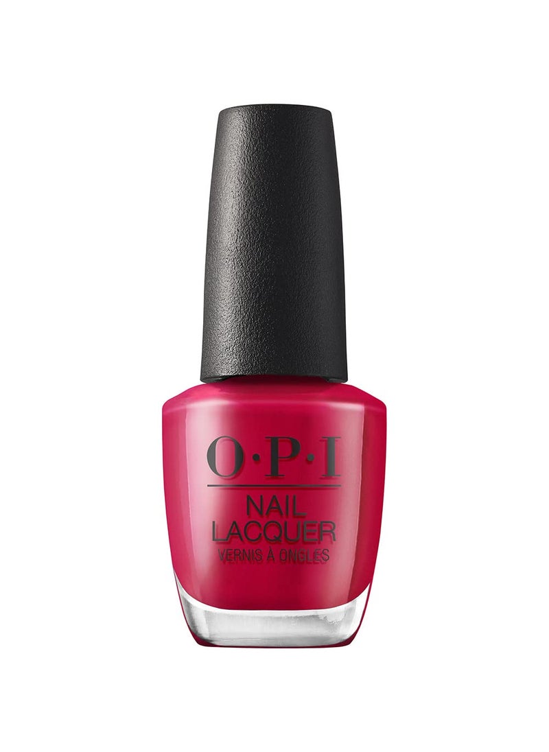 OPI Nail Lacquer, Red-Veal Your Truth, Red Nail Polish, Fall Wonders Collection, 0.5 fl oz
