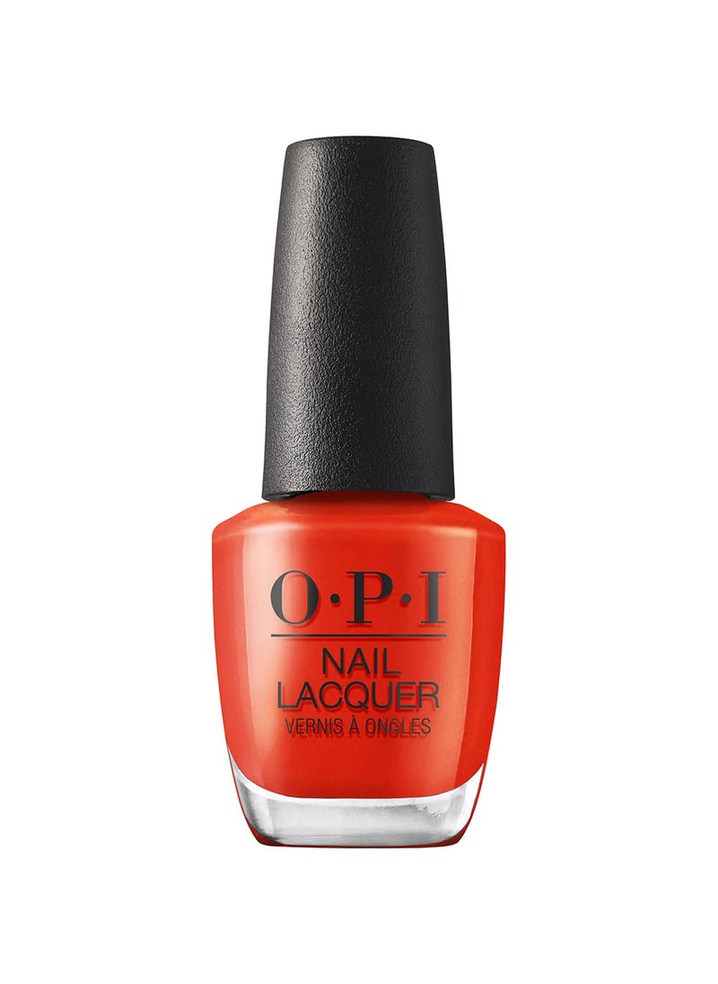 OPI Nail Lacquer, Rust & Relaxation, Red Nail Polish, Fall Wonders Collection, 0.5 fl oz