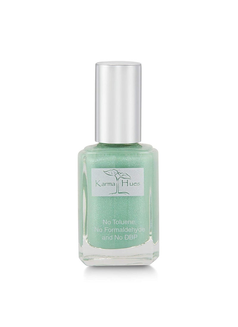 Karma Organic Natural Nail Polish-Non-Toxic Nail Art, Vegan and Cruelty-Free Nail Paint (SEA GLASS)