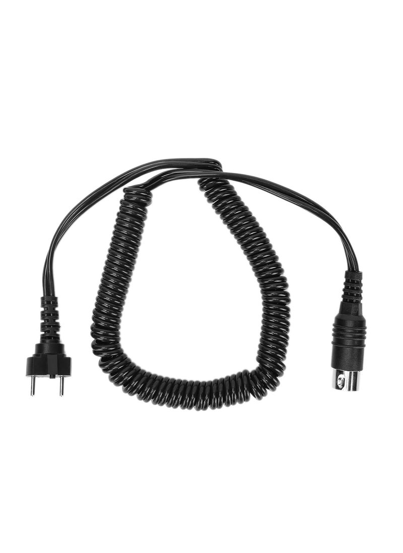 Nail Drill Handpiece Replacement Cord, Electric Nail Drill Manicure Machine Power Cable Hand Piece Cable Replacement Accessories(black)