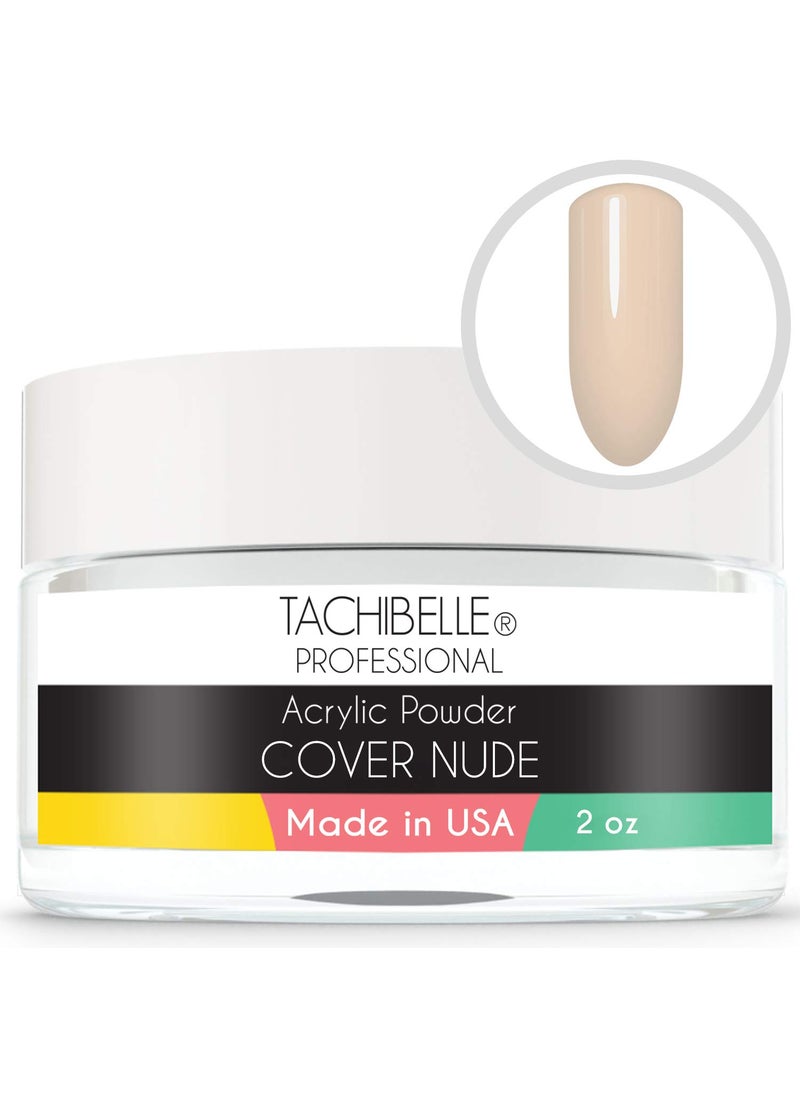 Tachibelle Professional Acrylic Nail System Acrylic Powder, 2 oz. Made in USA. Used in Professional Salons. (Cover Nude 2oz)