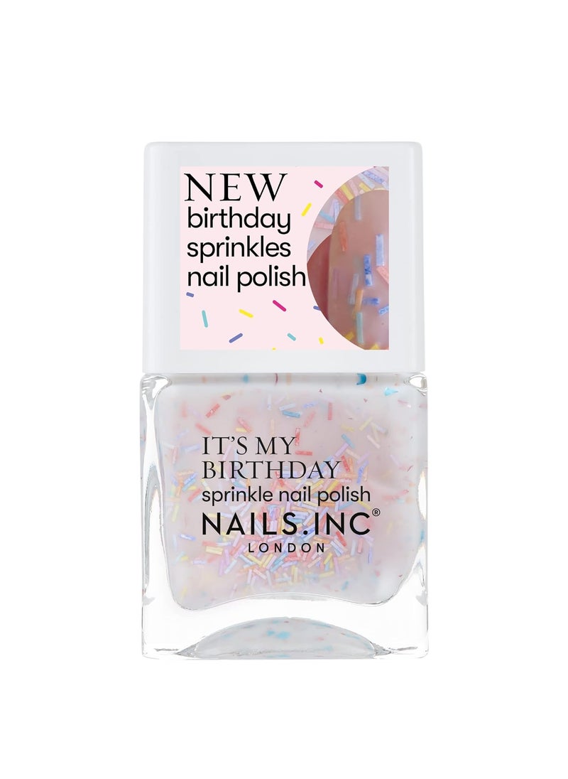 Nails.INC It's My Birthday Sprinkle Nail Polish