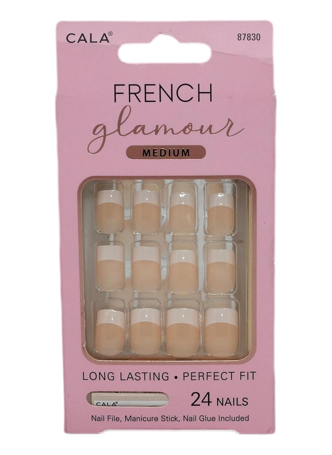 Cala French glamour 87830 nail kit 24 count, 24 Count