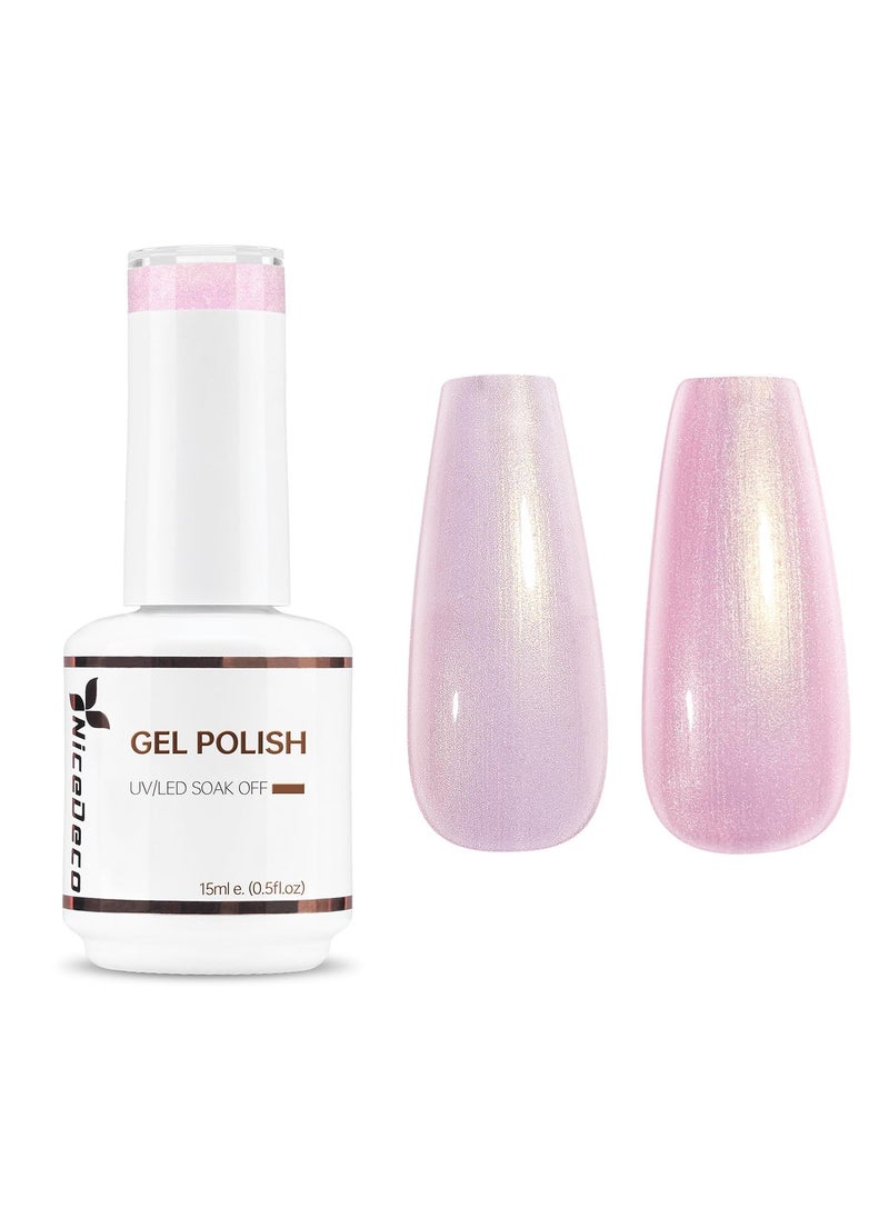 Hema Free Gel Nail Polish 1 Pcs 15ml Cruelty Free Vegan Pearlescent Gel Polish Soak Off LED U V Gel for Nail Art Manicure Salon DIY - 003