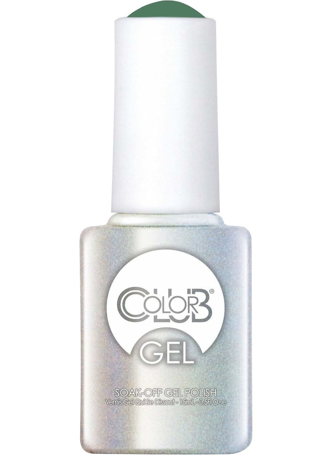 Color Club Martian, Martian, Martian Nail Gel Sage Green Color Polish, .5 fl oz (15 mL)
