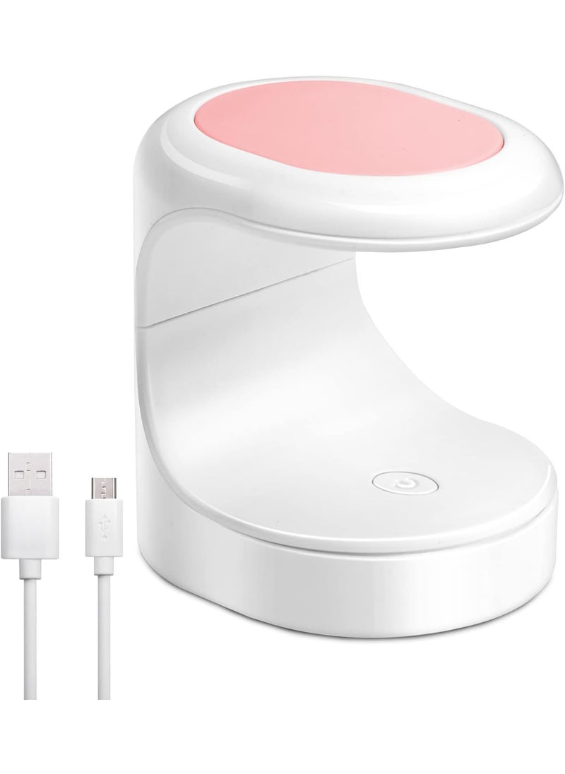 Madenia Mini UV LED Nail Lamp, USB Portable Nail Dryer UV Light for Gel Nails, 16W Curing Lamp for Single Finger with 60s Timer, Perfect for Beginners and Travel Manicure Carrying