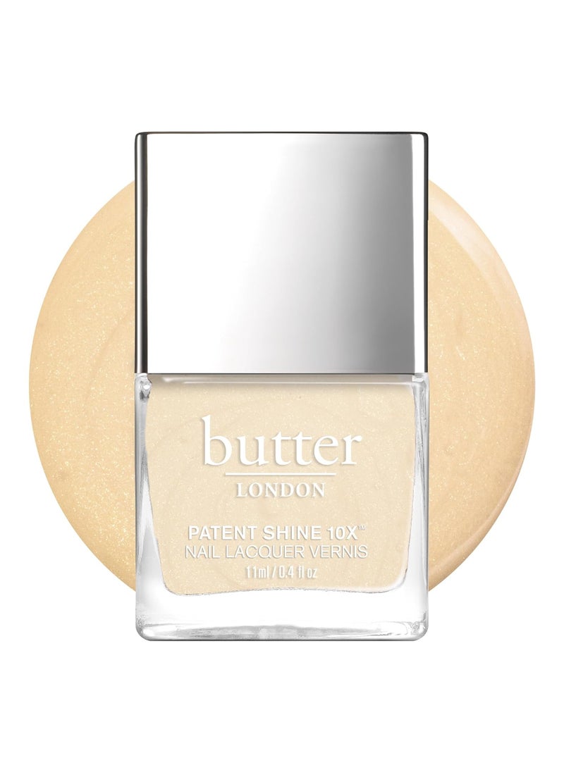 butter LONDON Patent Shine 10X Nail Lacquer Polish - Gel-Like Finish & Chip-Resistant Nail Lacquer Helps Protects & Strengthens Nails - Vegan & Cruelty-Free (0.4 Fl Oz)
