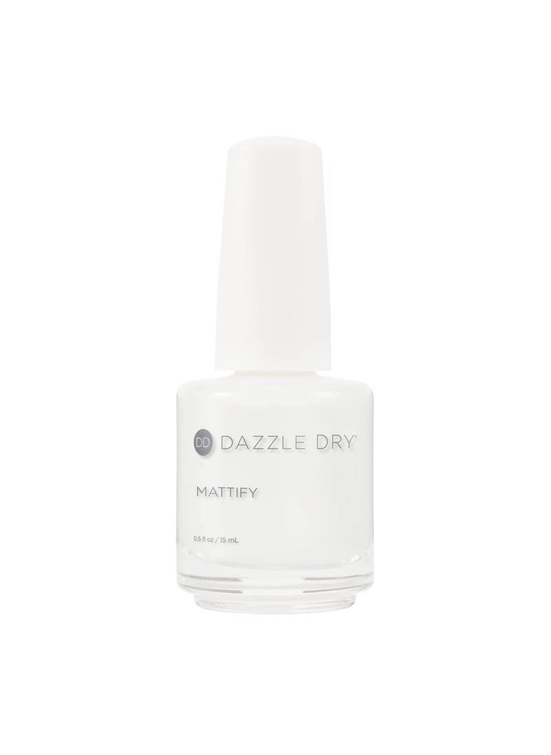 Dazzle Dry Step 4 - Mattify Top Coat, Fast Drying, 0.5 oz (15 ml)