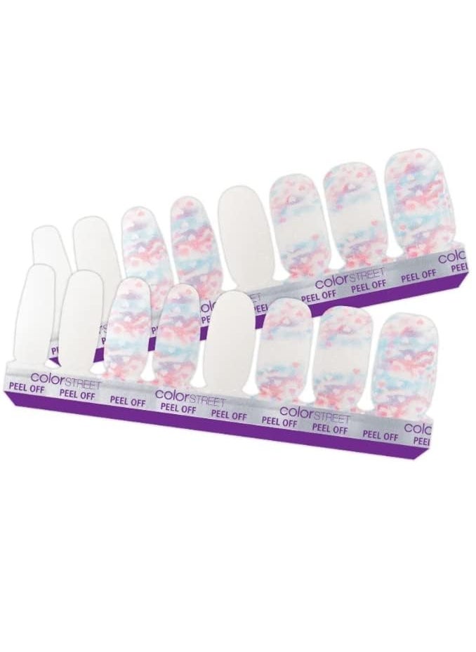 Color Street Petite Cherie (Petite) Nail Strips (FDS557), 20.0 grams, 16.0 Count, (Pack of 1)