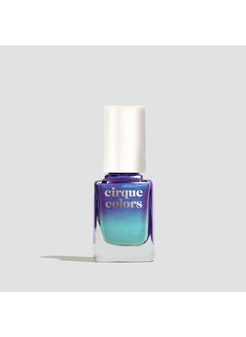Cirque Colors Thermal Temperature Color Changing Mood Nail Polish - 0.37 fl. oz. (11 ml) - Vegan, Cruelty-Free, Non-Toxic Formula (Luna)