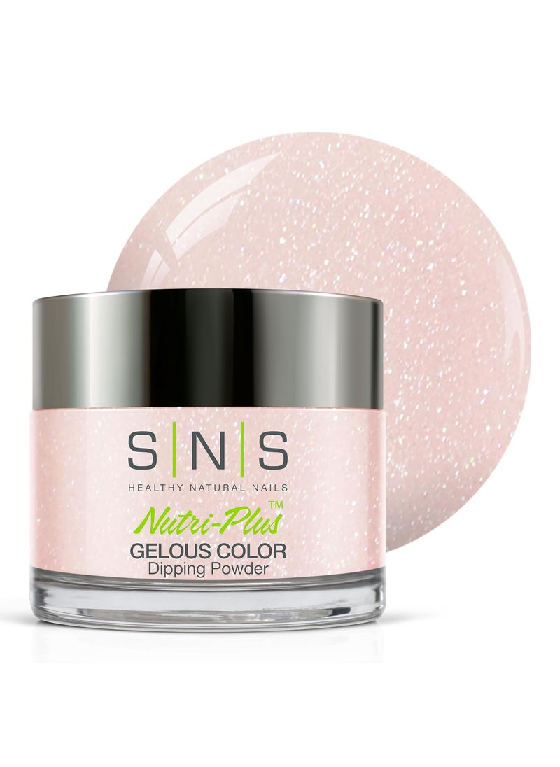 SNS Nail Dip Powder, Gelous Color Dipping Powder - Perfect Pale (Natural, Nudes, Pink/Pastel, Shimmer) - Long-Lasting Dip Nail Color Lasts 14 Days - Low-Odor & No UV Lamp Required - 1oz