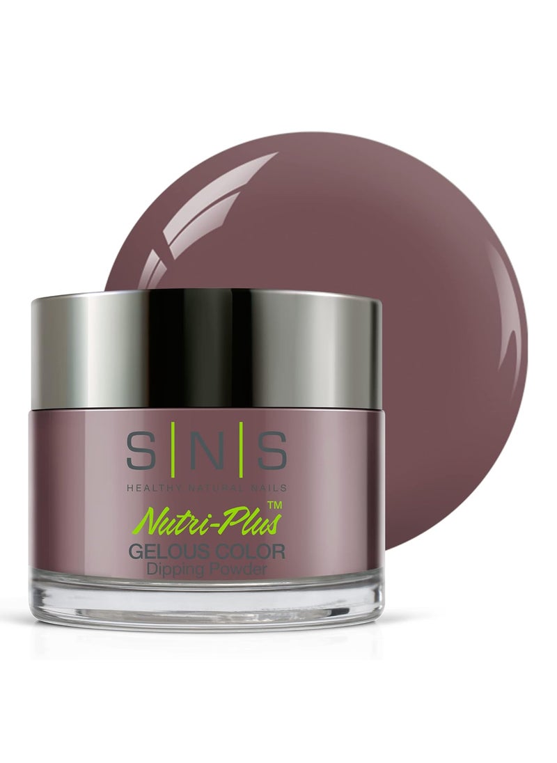 SNS Nail Dip Powder, Gelous Color Dipping Powder - Baby It's Cold Outside (Purple/Gray) - Long-Lasting Dip Nail Color Lasts up to 14 days - Low-Odor & No UV Lamp Required - 4 Oz
