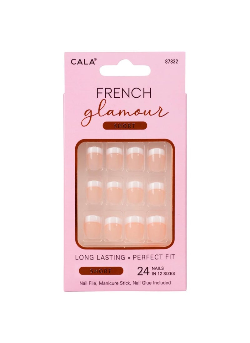 Cala French glamour 87832 nail kit 24 count, 24 Count