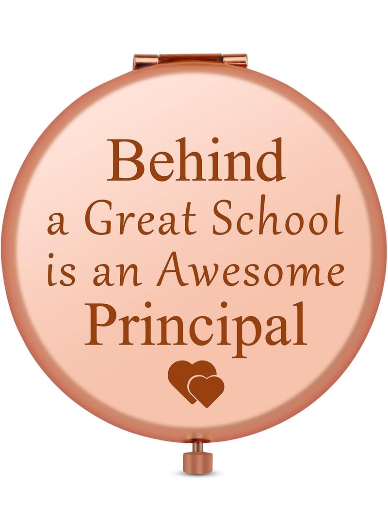 Principal Appreciation Gifts Thank You Gifts for Principal Rose Gold Compact Mirror Assistant Principal Gifts Birthday Gifts for Principal Retirement Gift for Principal Christmas Thanksgiving Gifts