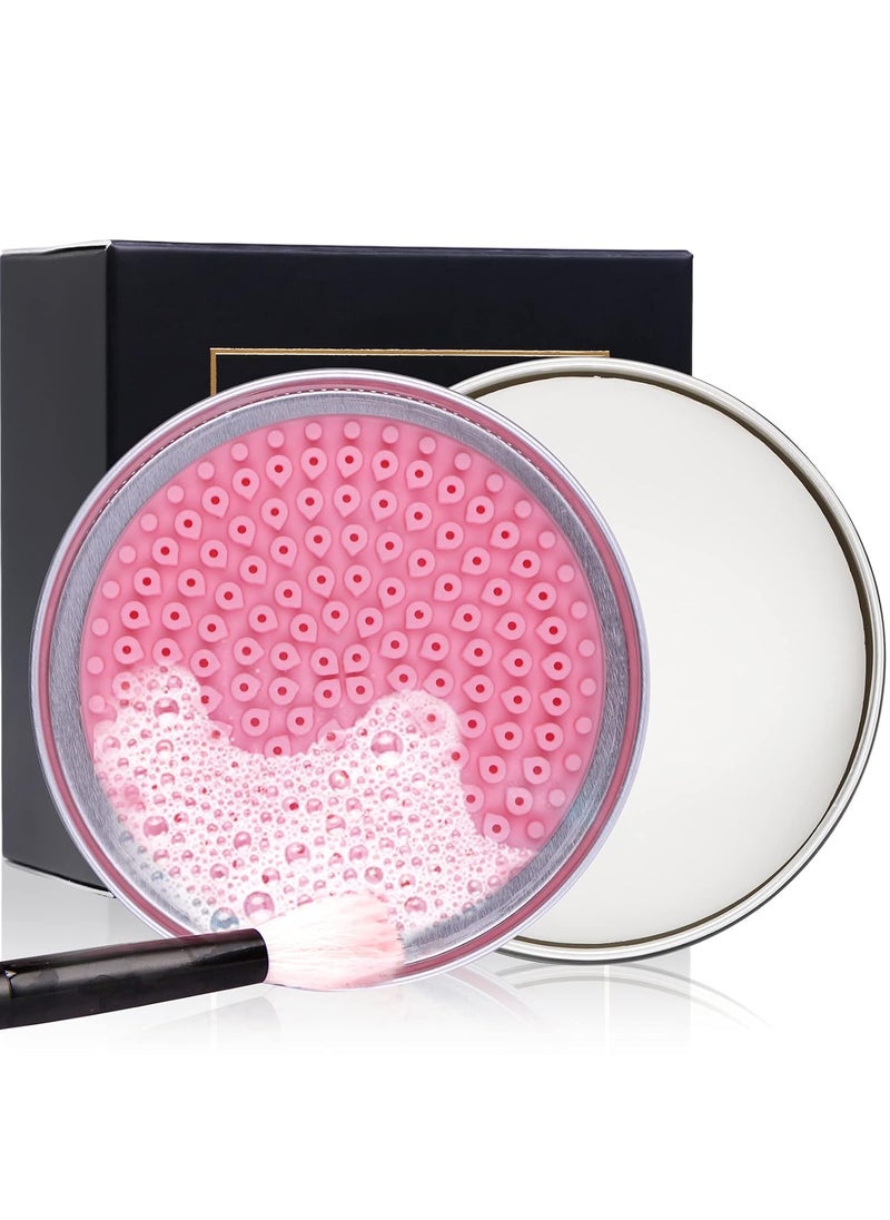 DUcare Makeup Brush Cleaner Shampoo Soap Solid Brush Cleaning Mat Removes Cosmetic Color Brush Cleaner Pad for Cleaning Makeup Sponges Brushes