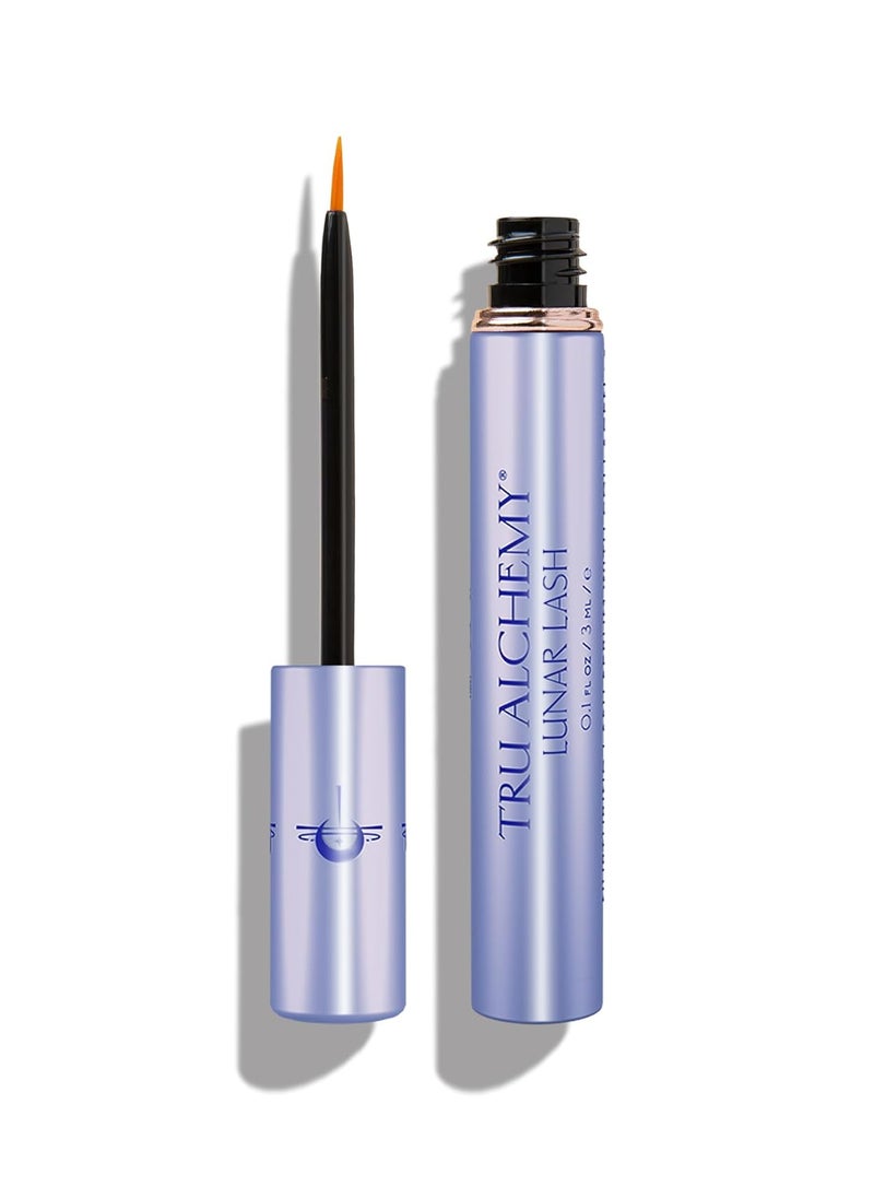 Lunar Lash by Tru Alchemy - Lash Boost Serum for Longer Voluminous Lash Lengthening Eyelash Repair - Lash Serum Lash Primer - Lash Conditioner & Enhancing w/Keratin, Collagen, & Hyaluronic Acid - 3ml