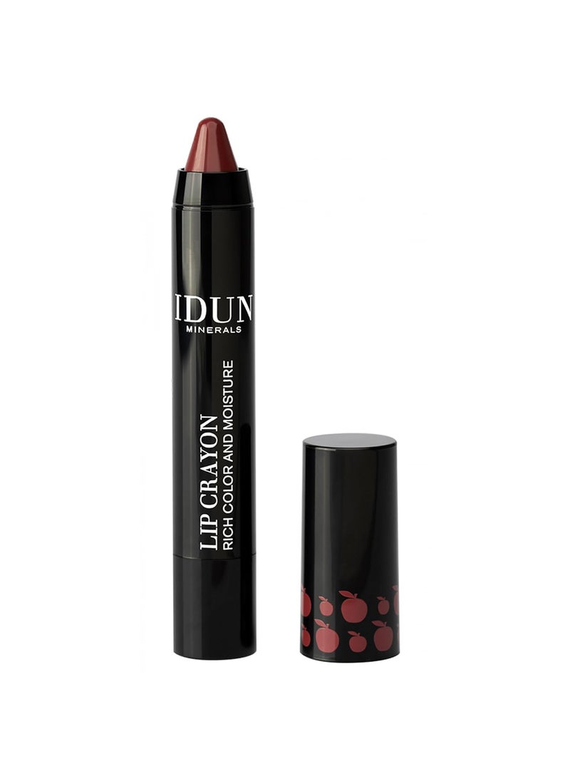 Lip Crayon - Vegan Formula - Intense Color Payoff - Full Coverage Finish - Lips Stay Moisturized And Soft - Long Lasting - Ideal For All Skin Types - Jenny Bordeaux - 0.09 Oz