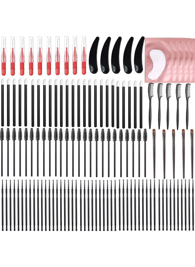 Lash Lift Tools, Eyelash Lifting supplies, Brow Lamination Brushes, DIY Lash Lifting Eye Pads At Home, Full Lash and Eyebrow Brush Kit Eyelash Extension Supply, Eyebrow Perm Parts