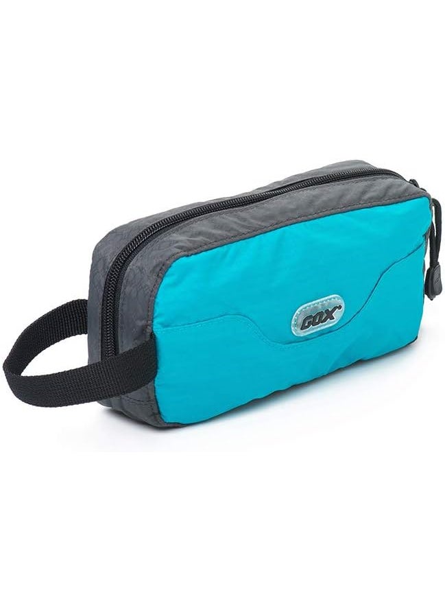 GOX Travel Toiletry Bag,Dopp Kit Case,Ultra-Light Cosmetics Bag Makeup Organizer(Turquoise)