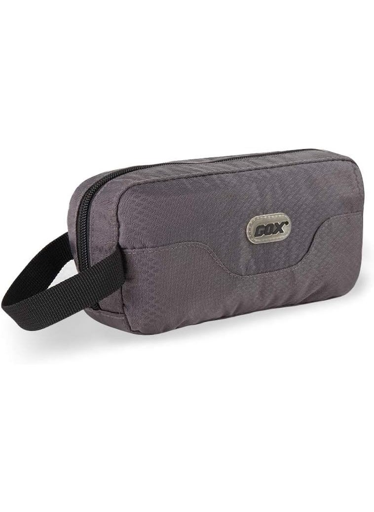 GOX Travel Toiletry Bag Dopp Kit Case for Men Multifunction Packing Organizer Pouch(Grey)