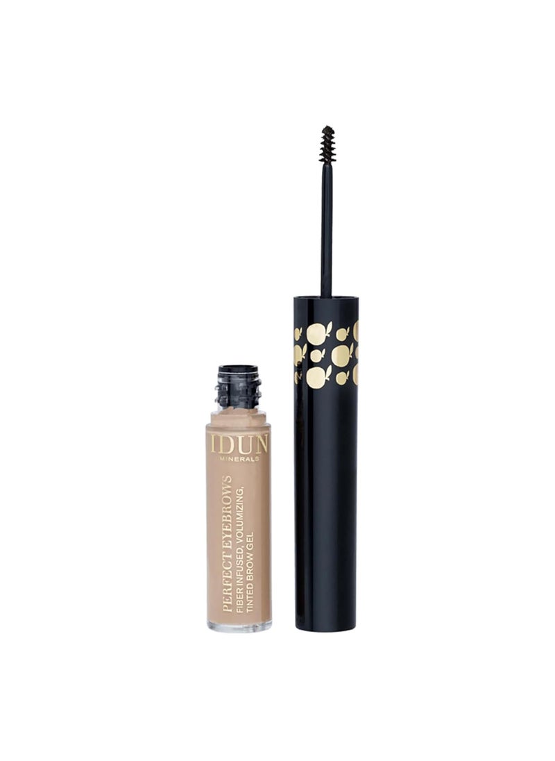 Perfect Eyebrows Gel - Adds Texture For Voluminous Brows - Highly Purified Mineral Pigments Give A Rich And Even Colour - Spoolie Brush Precisely Defines The Arches - Light - 0.19 Oz