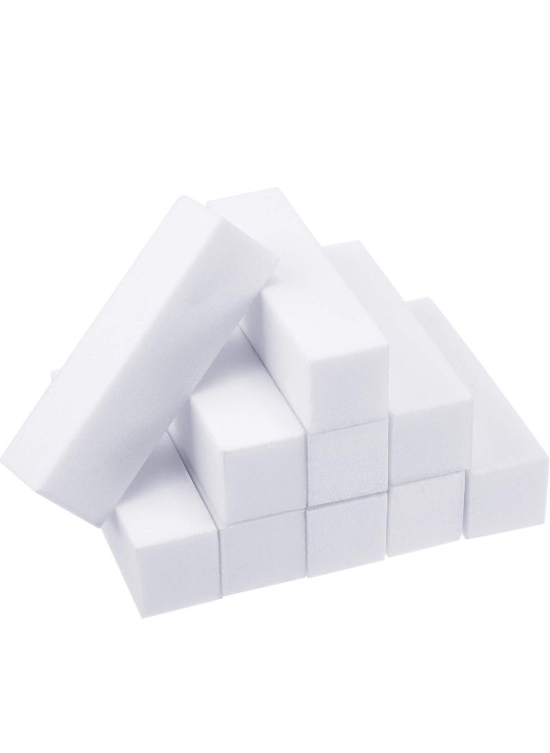 20 Pack Buffer Sanding Block Nail Buffer Block Files Grit Dense Sponge Nail Tips Tool (White)