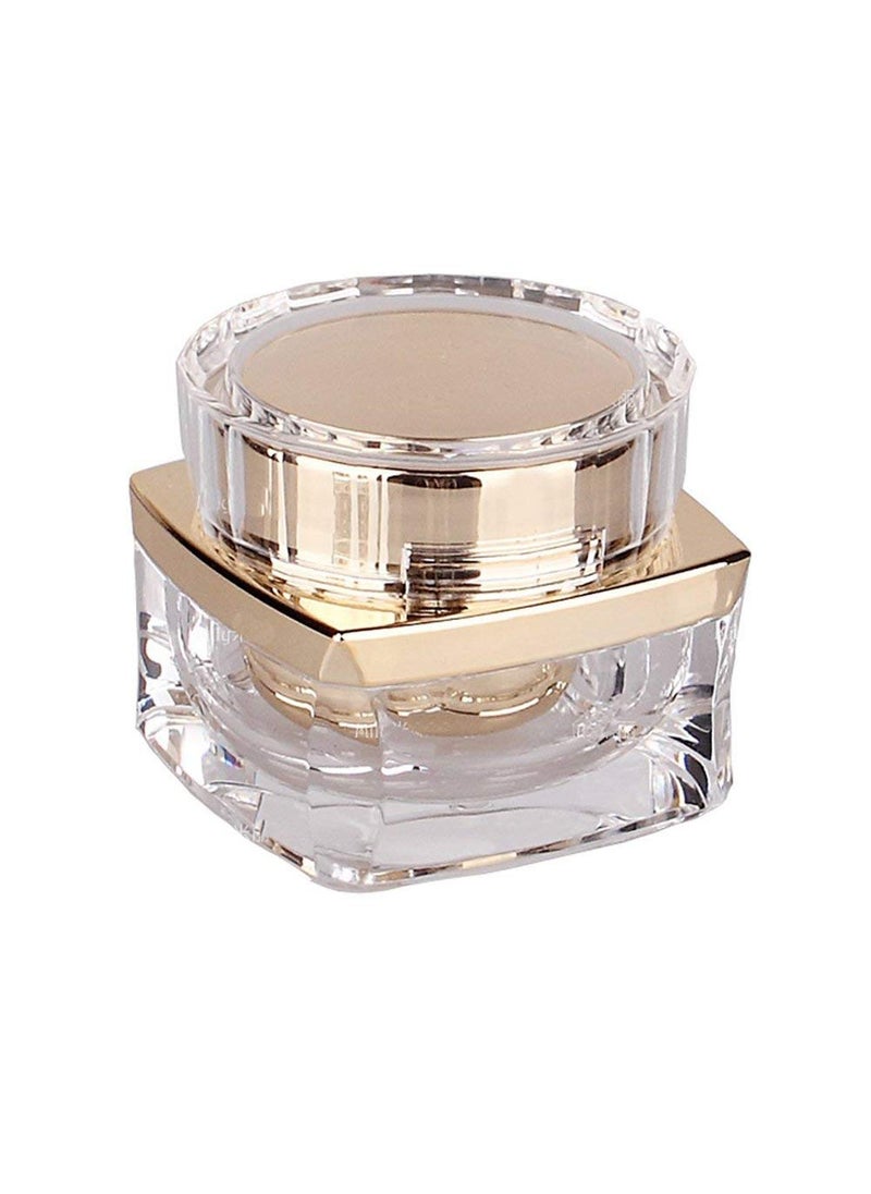 1PCS 1oz 30g Upscale Empty Refillable Acrylic Cosmetic Cream Lotion Sample Bottles Jars Pot Container With Screw Lid and PP Liner Plastic Storage Containers for Domestic Use