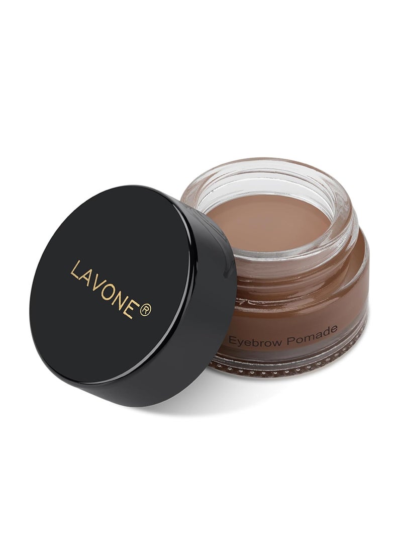 Eyebrow Pomade - Waterproof Brow Pomade for Long-lasting Results,Smudge Proof and Sweat Resistant Formula,Natural Eyebrow Makeup for All Skin Types and Tones - Ash Brown