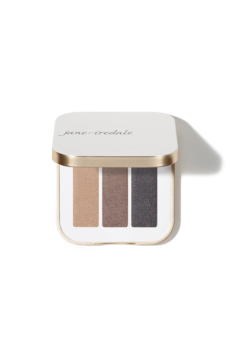 jane iredale PurePressed Eye Shadow Triple, Highly Pigmented Mineral Based Eye Color, Long Lasting & Crease Resistant Formula, Safe for Sensitive Eyes