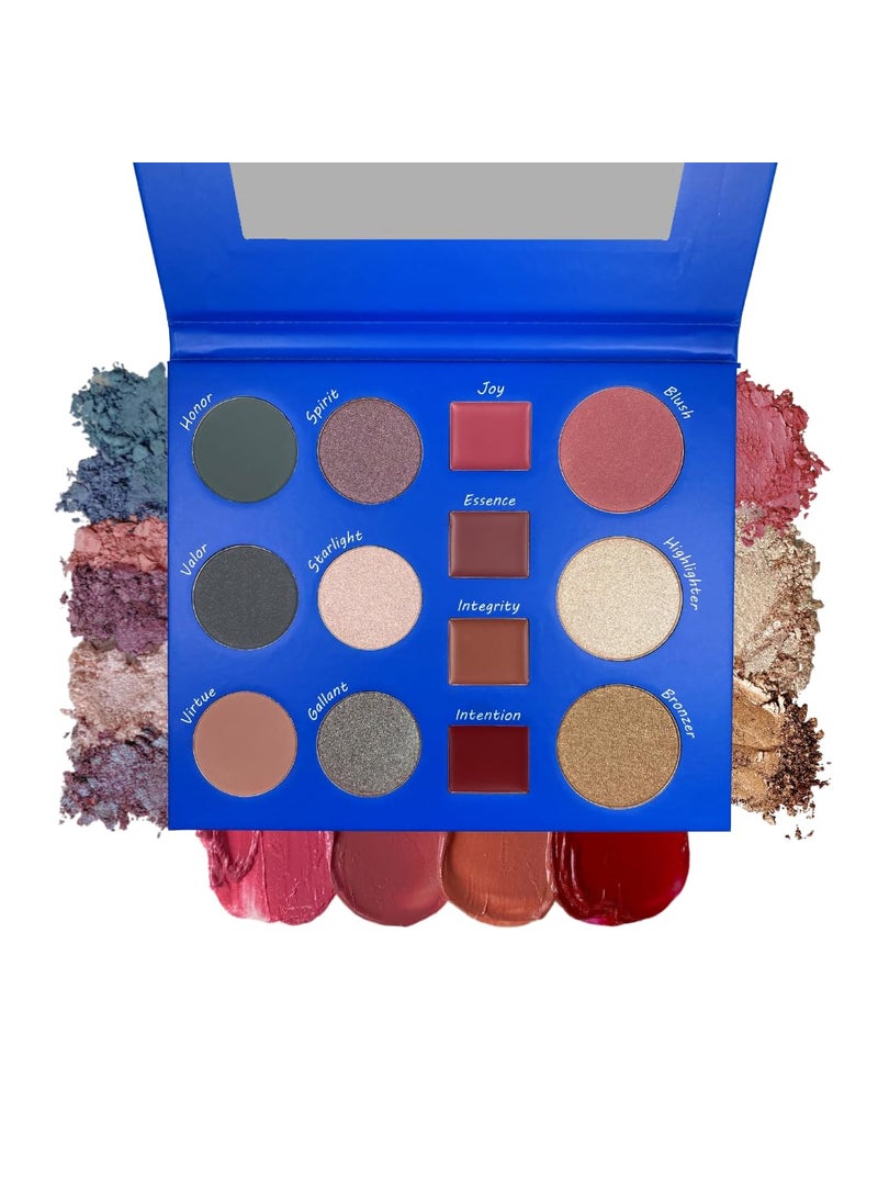 Honeybee Gardens 'Resilience' All In One Makeup Palette | Vegan | Gluten Free | Cruelty Free