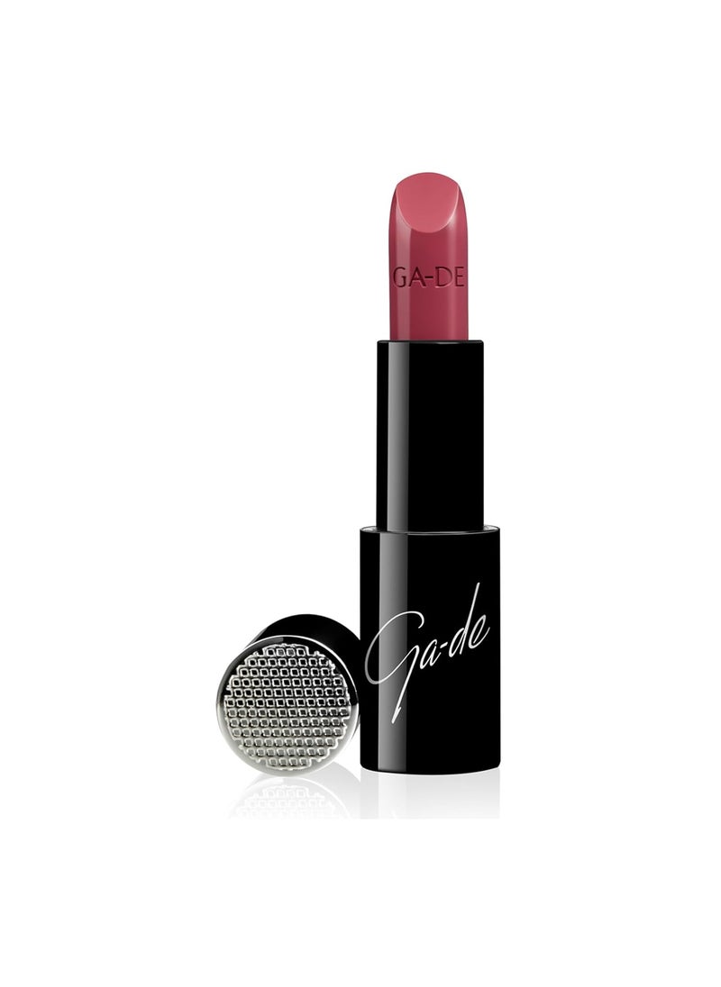 GA-DE Selfie Full Color Lipstick, 860 - Long Lasting High Pigment Lipstick with Argan Oil - Creamy Radiant Shine and Hydrating Benefits - 0.14 oz