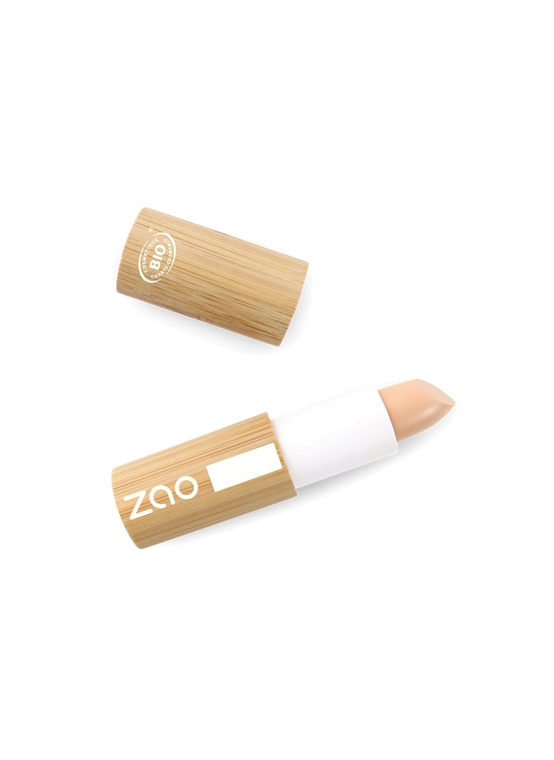 Zao Concelear Color Cream Contour Stick Full Coverage for Dark Circles, Under Eye, Fine Lines, Long Lasting, Corrects, Covers, Hydrates, Highlights, Moisturizes Face Makeup Organic Carnauba 3.5g (492)