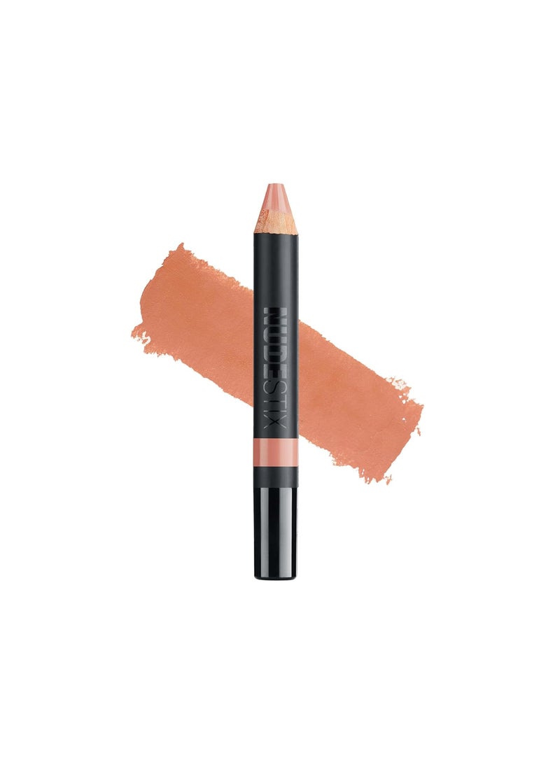 Nudestix Cream Cheek + Lip Pencil, Creamy Lip Color + Lip Liner + Cheek Blush, Multi Use Makeup, Ultra Creamy, Hydrating and Blendable