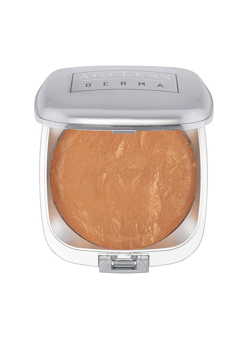 Mineral Makeup Baked Foundation- Vegan - Paraben - Gluten and Cruelty Free Powder Foundation (Moroccan Beige)
