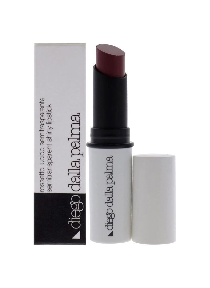 Diego dalla Palma Semitransparent Shiny Lipstick - Hydrates And Protects - Sheer Color - Luminous And Shiny Finish - Gives Plump And Smooth Lips - Long Lasting Wear - 149 Mauve - 0.1 Oz